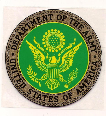 Department of the Army Decal Decal, adhesive vinyl