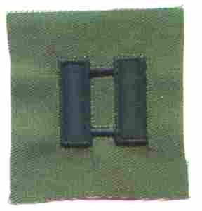 US ARMY Captain Rank insignia in Subdued