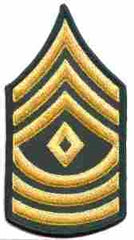 1st Sergeant Army Chevron, Sleeve by Saunders Military Insignia