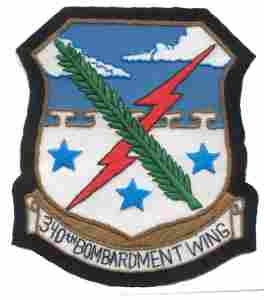 340th Bombardment Wing Patch
