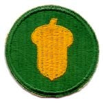 87th Infantry Division - cut edge Patch Authentic WWII Repro Cut Edge