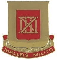 US Army 62nd Engineer Battalion Unit Crest