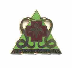 US Army 85th Medical Battalion Unit Crest