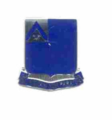 US Army 185th Infantry Regiment Unit Crest by Saunders Military Insignia