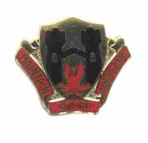 US Army 284th Support Battalion Unit Crest