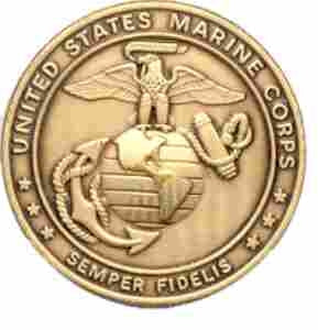 Moneda de presentación del Cuerpo de Marines de los EE. UU.