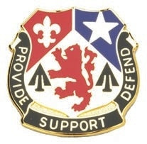 US Army 536th Support Battalion Unit Crest