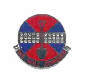 US Army 902nd Engineer Company Unit Crest
