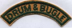 Drum and Bugle G Y Patch - Saunders Military Insignia
