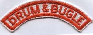 Drum and Bugle O W Patch