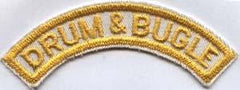 Drum Bugle Y W Patch - Saunders Military Insignia