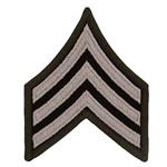 E5 Sergeant (SGT) Army Rank Insignia For The New Army Green Service Un ...