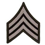E5 Sergeant (SGT) Army Rank Insignia For The New Army Green Service Uniform - Saunders Military Insignia