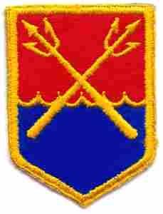 Eastern Defense Command cloth patch cut edge style