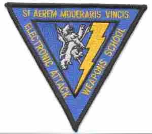Electronic Weapons Navy Attack School patch