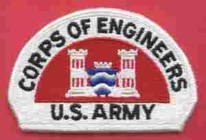 Engineer Dam and Lock Tender Full Color Patch