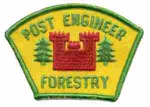 Engineer Forestry Army Patch