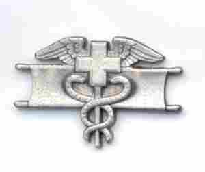 Expert Field Medic Army badge silver OX finish - Saunders Military Insignia
