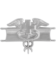 Expert Field Medic Chrome Finish, Badge - Saunders Military Insignia