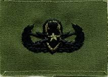 Explosive Ordnance Disposal Senior Badge, cloth, Subdued - Saunders Military Insignia