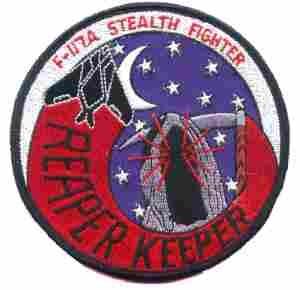 F117A Reeper Keeper Patch - Saunders Military Insignia