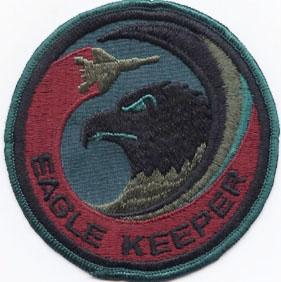 F15 Eagle Keeper Subdued Patch - Saunders Military Insignia