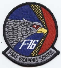F15E Fighter Weapons School Patch