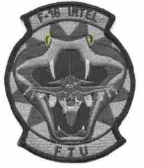 F16 Intel FTU USAF Formal Training unit patch