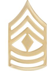 First Sergeant E-8 Rank Insignia - Saunders Military Insignia