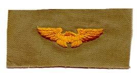 Flight Instructor khaki Patch, sew on - Saunders Military Insignia