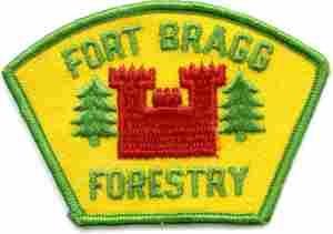 Fort Bragg Forestry Engineer Full Color Patch
