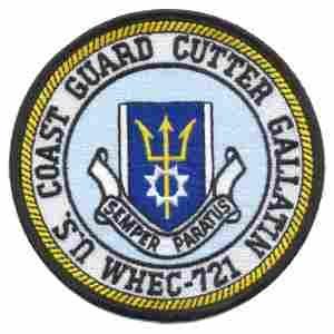 Gallatin WHEC721 Cutter Patch, 4 inches - Saunders Military Insignia