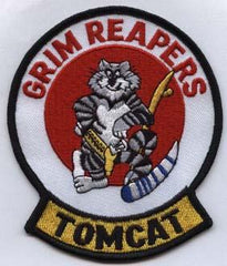 Grim Reapers F-14 Tom Cat Navy Fleet Replacement Squadron Patch - Saunders Military Insignia