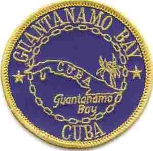 Guantanamo Bay Cuba US Naval Base Patch