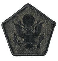 Headquaters Command Army ACU Patch with Velcro