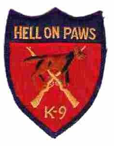 Hell on Paws K9 Patch, Hand made