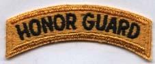 Honor Guard black Tab - Saunders Military Insignia