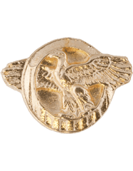 Honorable Discharge Ruptured Duck in gold metal - Saunders Military Insignia