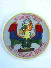 In God We Trust, USAF Security Patch - Saunders Military Insignia