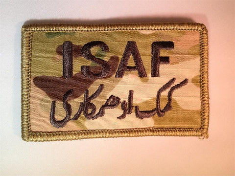 ISAF Multicam US Army cloth patch - Saunders Military Insignia