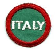 Italian Prisoners Of War Patch Cap Patch, Authentic WWII Repro Cut Edge - Saunders Military Insignia