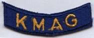 KMAG blue yellow Tab - Saunders Military Insignia