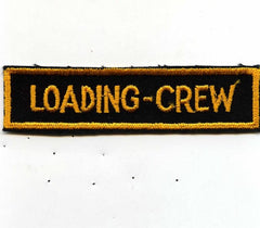 Loading Crew Tab Patch - Saunders Military Insignia