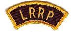 Long Range Reconnsissiance Patrol Tab yellow, black, Full Color Patch