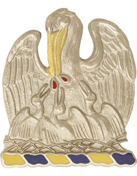 Louisiana National Guard Unit Crest - US Army Headquarters