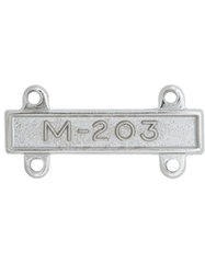 M203 Qualification Bar, or Q Bar - Saunders Military Insignia