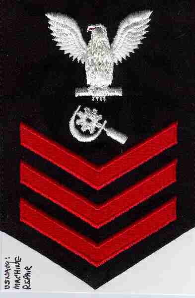 Machinery Repairman US Navy Rating - Saunders Military Insignia