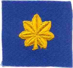 Major on blue USAF Officer Rank - Saunders Military Insignia