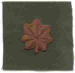 Major Subdued Cloth USAF Officer Rank - Saunders Military Insignia