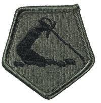 Massachusetts Army National Guard ACU Patch with Velcro